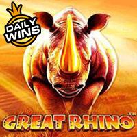 permainan slot Great Rhino™ provider Pragmatic Play dari situs slot gacor MEONGTOTO